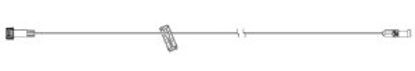 Picture of Extension Set 12 Inch Tubing Without Port 0.5 mL Priming Volume DEHP-Free645728