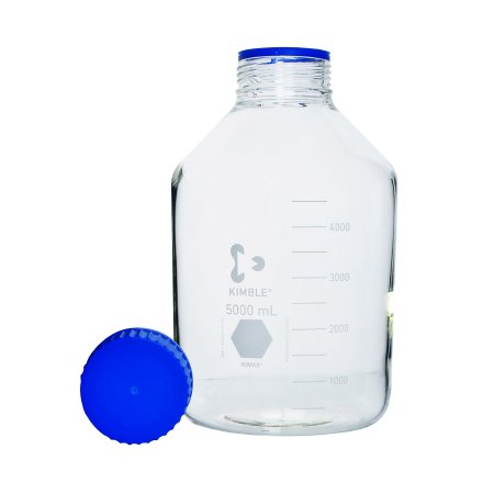 Picture of Media Storage Bottle Kimble® KIMAX® GLS 80® Wide Mouth Borosilicate Glass 5,000 mL14393-5000