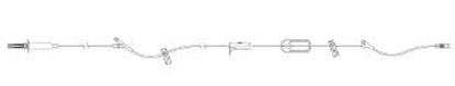 Picture of Primary Administration Set Lifeshield® 15 Drops / mL Drip Rate 80 Inch Tubing 2 Ports1423528