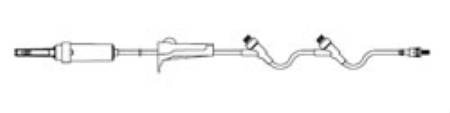Picture of Primary Administration Set AMSafe® 10 Drops / mL Drip Rate 105 Inch Tubing 2 PortsAC3110