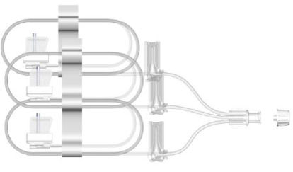 Picture of Subcutaneous Infusion Set Sub-Q 24 Gauge X 3 9 mm 36 Inch Tubing Without PortSUB-309-G24