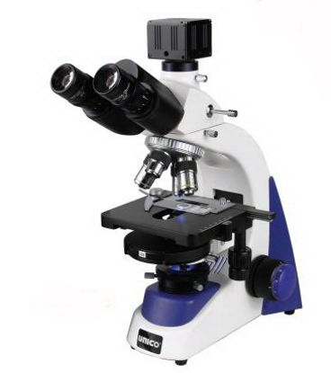 Picture of G380 Series Microscope Siedentopf Type Trinocular Head Semi-Plan Phase Contrast 10X, 40X, 100X 110 to 240V, 50/60 Hz Graduated Mechanical StageG380PHT-LED