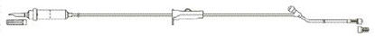 Picture of Primary Administration Set 20 Drops / mL Drip Rate 82 Inch Tubing 1 PortB411