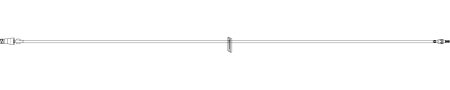Picture of Extension Set MicroClave™ 7 Inch Tubing 1 Port 0.67 mL Priming Volume DEHP-Free1251501