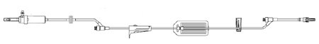Picture of Primary Administration Set Z-800 20 Drops / mL Drip Rate 105 Inch Tubing 2 PortsA2-80072-F
