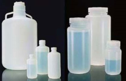 Picture of Bottle Nalgene™ Narrow Mouth / Fluorinated HDPE 2 Liter (64 oz.)0331216