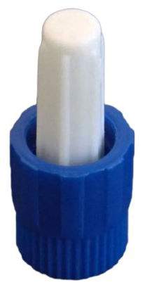 Picture of CAP, LUER STR MALE BLU (100/BG)MPC-125B