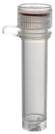 Picture of Micrewtube® Microcentrifuge Tube Skirted Bottom Plain 13 X 46.6 mm 2 mL Without Color Coding Screw Cap Polypropylene TubeT332-6