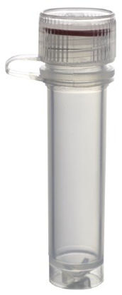 Picture of Micrewtube® Microcentrifuge Tube Skirted Bottom Plain 13 X 46.6 mm 2 mL Without Color Coding Screw Cap Polypropylene TubeT332-6