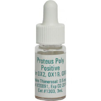 Picture of Antiserum Febrile Tests Proteus For Proteus OX2, OXK, and OX 3 mL1303