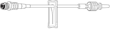Picture of Extension Set 5 Inch Tubing 1 Port 0.9 mL Priming Volume DEHP-Free2N3378