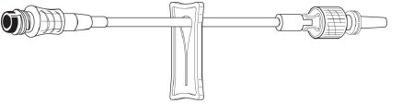 Picture of Extension Set 5 Inch Tubing 1 Port 0.9 mL Priming Volume DEHP-Free2N3378
