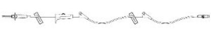 Picture of Primary Administration Set 15 Drops / mL Drip Rate 100 Inch Tubing 2 Ports1422428