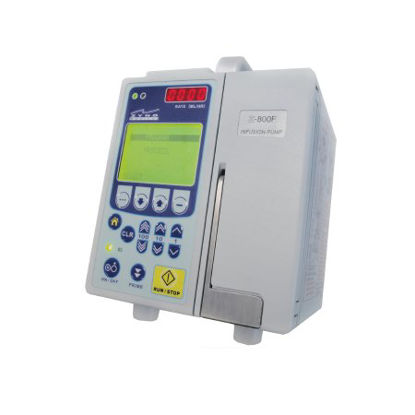 Picture of Infusion Pump Z-800F Battery Linear Peristaltic 8.6 X 5.7 X 5.3 Inch 7 lbs. 1 to 9999 mL Volume 1 to 1200 mL / Hr. Flow Rate Digital2601A