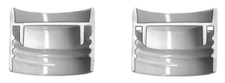 Picture of Tube Closure Polyethylene Screw Cap with Lip Seal White 17 mm For T550 - 10AT / ATPR Transport Tubes NonSterileT550W