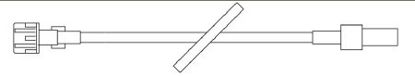 Picture of Extension Set 60 Inch Tubing 1.4 mL Priming Volume DEHP2C9219