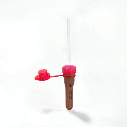 Picture of Safe-T-Fill® Capillary Blood Collection Tube Serum Tube Clot Activator Additive 10.8 X 46.6 mm 200 µL Red Pierceable Attached Cap Plastic Tube07 7450