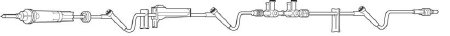 Picture of Primary Administration Set Interlink® 10 Drops / mL Drip Rate 124 Inch Tubing 3 Ports2C6511