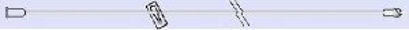 Picture of Extension Set 16 Inch Tubing Without Ports 0.5 mL Priming Volume DEHP-Free, Lipid Resistant40-1600