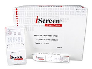 Picture of Drugs of Abuse Test iScreen® Single Drug Opiates Urine Sample 25 TestsIS1OPI