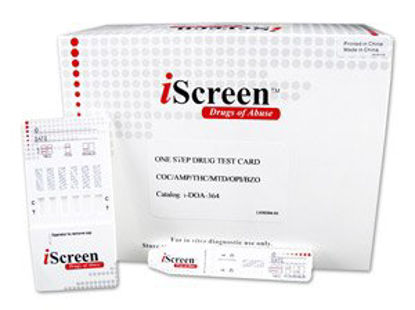 Picture of Drugs of Abuse Test iScreen® Single Drug Opiates Urine Sample 25 TestsIS1OPI