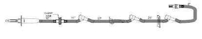 Picture of Primary Administration Set 15 Drops / mL Drip Rate 115 Inch Tubing 3 PortsB3200