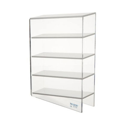 Picture of Pipette Rack Nalgene™ 4-Place, 3-1/2 X 11-1/2 X 16-1/4 Inch, Clear, Angled For Bags, Boxes, Pipette Canisters or 1 to 100 mL Individually Wrapped Serological Pipetes5810-0004