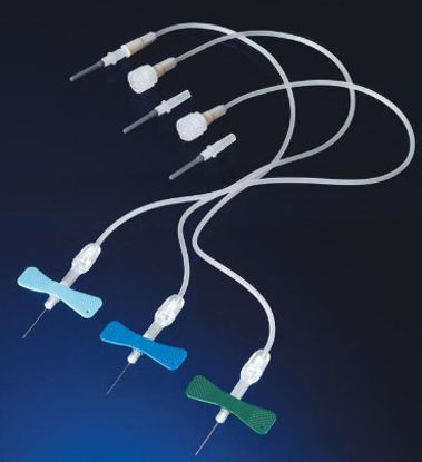 Picture of Huber Infusion Set Nipro™ 21 Gauge 3/4 Inch 12 Inch Tubing Without PortPR+21G19