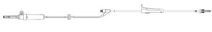 Picture of Primary Administration Set Z-800 20 Drops / mL Drip Rate 105 Inch Tubing 1 PortA2-80071-P