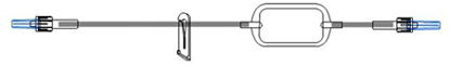 Picture of Extension Set McKesson 60 Inch Tubing Without PortsMS116