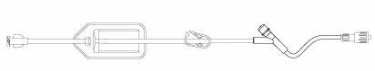 Picture of Extension Set 16 Inch Tubing 1 Port 5.1 mL Priming Volume DEHP-Free473995