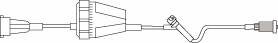 Picture of Extension Set SafeLine* 18 Inch Tubing 1 Port 3 mL Priming Volume DEHP-FreeNF5300