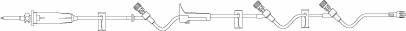 Picture of Primary Administration Set BBraun 60 Drops / mL Drip Rate 104 Inch Tubing 3 Ports352079