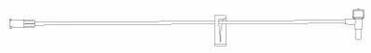 Picture of Extension Set 38 Inch Tubing 1 Port 0.2 mL Priming Volume DEHP473022