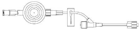Picture of Extension Set 9 Inch Tubing 1 Port 0.9 mL Priming Volume DEHP-Free352212
