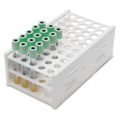 Picture of 3-Tiered Test Tube Rack T-Racks™ 50 Place 13 to 16 mm Tube Size White13126