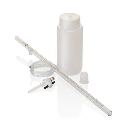 Picture of Automatic Buret Nalgene™ Self-Zeroing, 25 mL Capacity, 500 mL Reservoir, 0.1 mL Graduations, 52.8 cm Length3640-0025