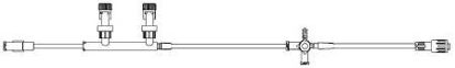 Picture of Extension Set 41 Inch Tubing 1 Port 6.8 mL Priming Volume DEHP-Free472036