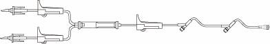 Picture of Primary Administration Set BBraun 10 Drops / mL Drip Rate 96 Inch Tubing 2 PortsV2520