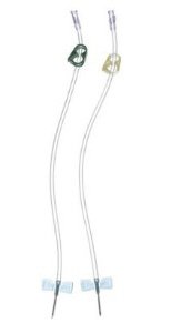 Picture of Arteriovenous Fistula Needle Buttonhole® AVF 15 Gauge 1 Inch 12 Inch Tubing Without PortBH-2005PE