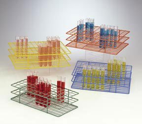 Picture of Test Tube Rack Bel Art 40 Place 20 to 22 mm Tube Size Blue22260569