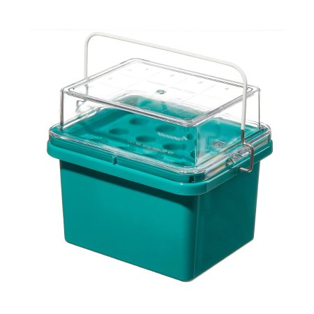 Picture of Benchtop Cooler 5-1/2 X 7-1/2 X 7-3/4 Inch Blue Polycarbonate 12 Tube Capacity5116-1600