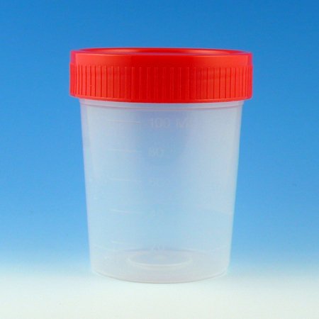 Picture of Specimen Container 2-1/4 X 2-7/8 Inch Polypropylene 120 mL (4 oz.) Screw Cap Patient Information NonSterile5914