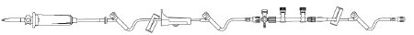 Picture of Primary Administration Set BBraun 15 Drops / mL Drip Rate 126 Inch Tubing 3 PortsNF1270A