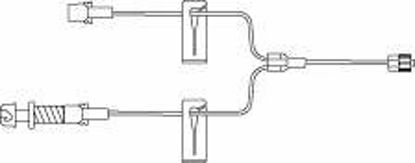Picture of Extension Set 7 Inch Tubing 1 Port 0.58 mL Priming Volume DEHPNF1318