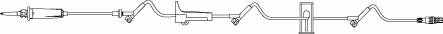 Picture of Primary Administration Set ADDitIV® 15 Drops / mL Drip Rate 115 Inch Tubing 3 PortsNF3447