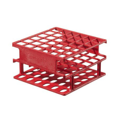 Picture of Half Rack Test Tube Rack Nalgene™ Unwire™ 36 Place 13 mm Tube Size Red 2-1/5 X 4 X 4 Inch5972-0513