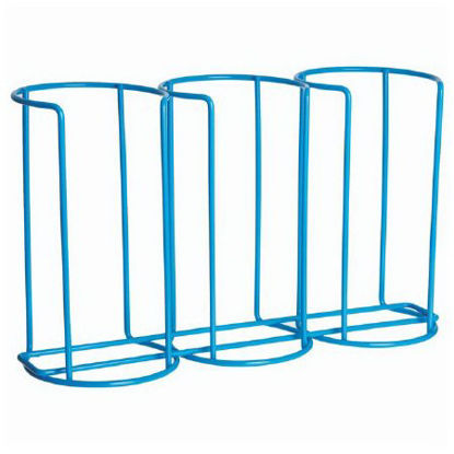 Picture of Rack Bel-Art™ SP Scienceware™ Poxygrid™ 3.25 X 5.5 X 9.62 Inch, 30, Blue, Autoclavable For Contact Plates with Lids03410508