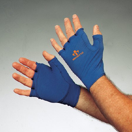 Picture of Impact Glove IMPACTO® Tool Grip Glove Liner Fingerless Medium Blue Right Hand502-00R-MED