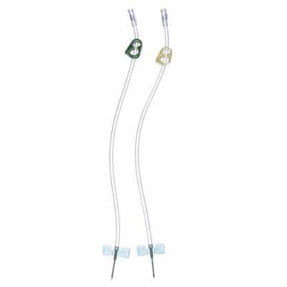 Picture of Arteriovenous Fistula Needle Buttonhole® AVF 14 Gauge 1 Inch 12 Inch Tubing Without PortBH-2004PE